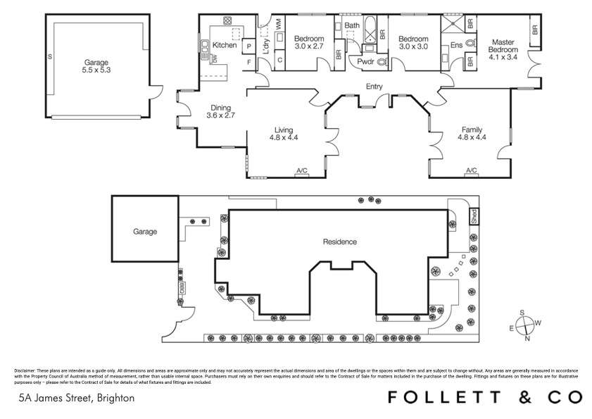 Floorplan of Homely house listing, 5A James Street, Brighton VIC 3186