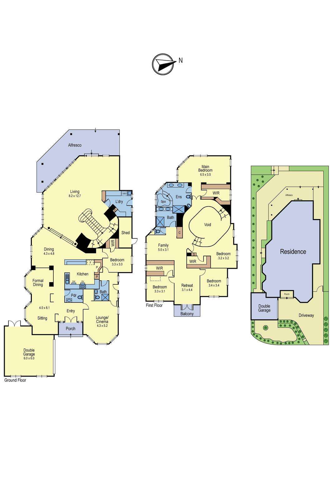 Floorplan of Homely house listing, 13 Currawong Court, Diamond Creek VIC 3089