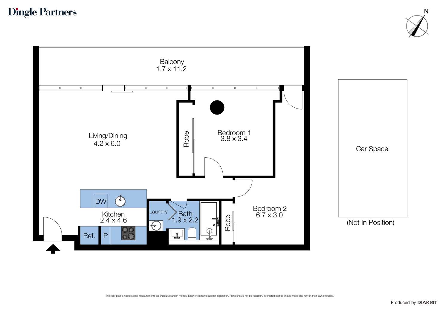 Floorplan of Homely apartment listing, 1203/55 Queens Road, Melbourne VIC 3004