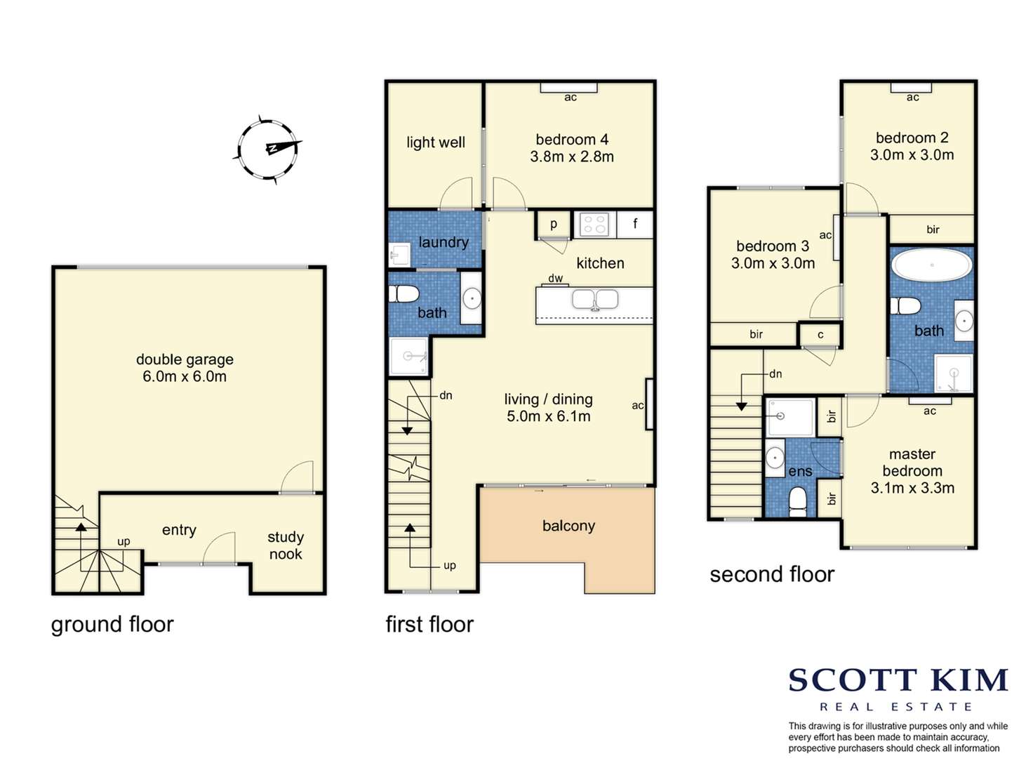 Floorplan of Homely townhouse listing, 20/7 Hay Street, Box Hill South VIC 3128