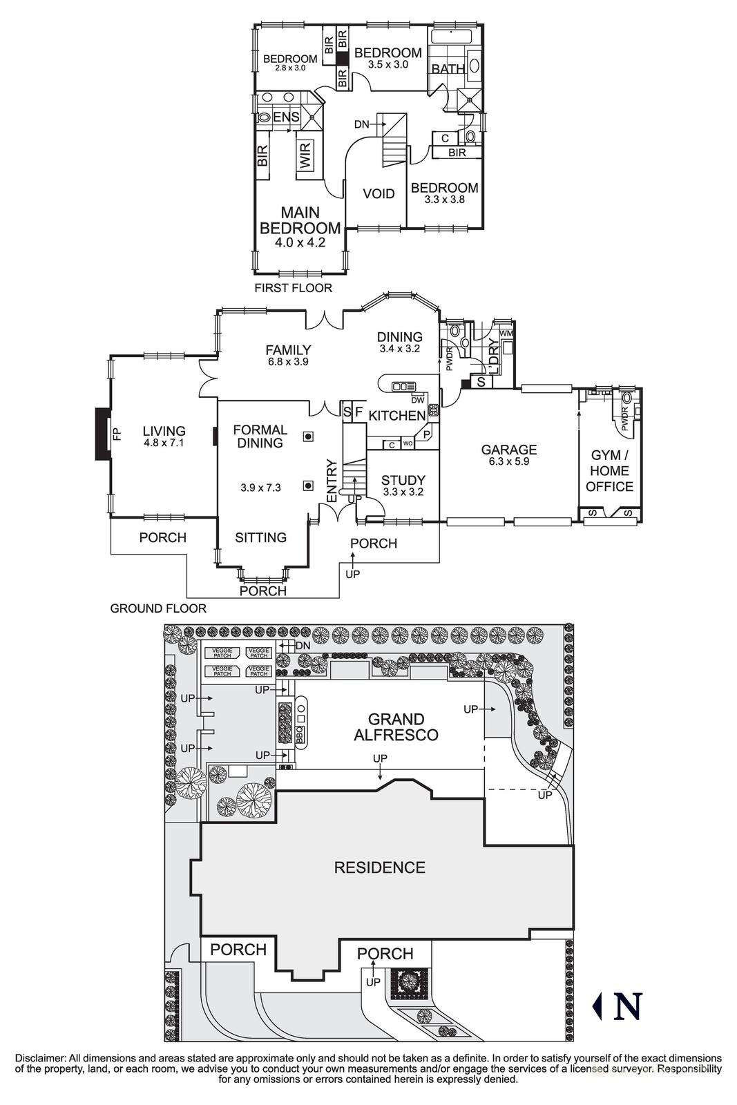 Floorplan of Homely house listing, 16 Monomeath Avenue, Diamond Creek VIC 3089