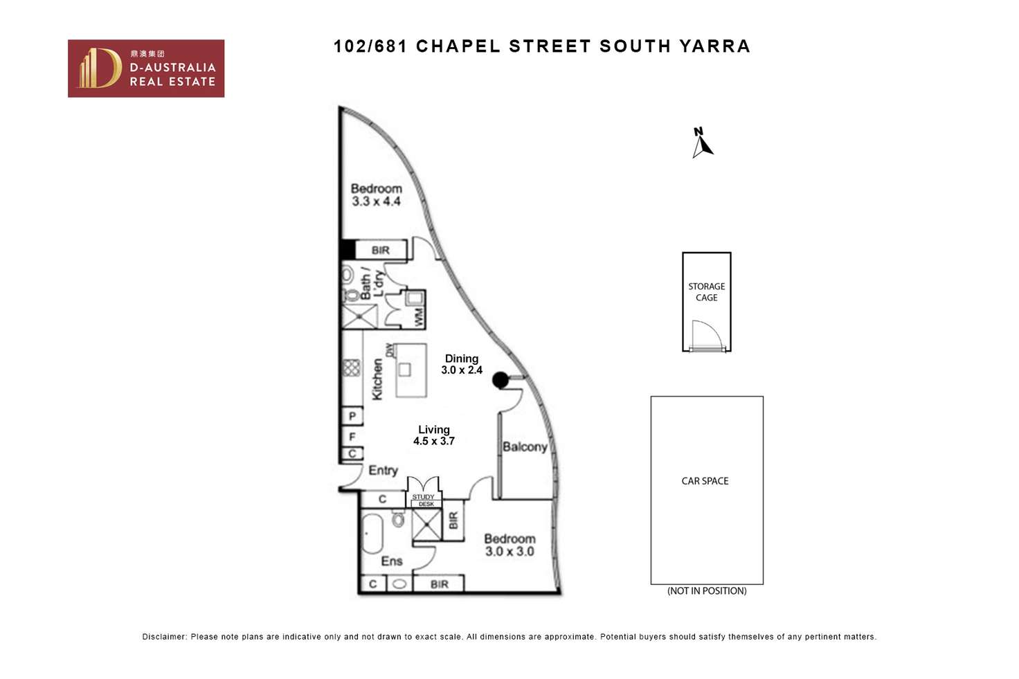 Floorplan of Homely apartment listing, 102/681 Chapel Street, South Yarra VIC 3141