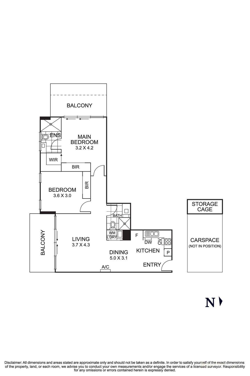 Floorplan of Homely apartment listing, 109/1-3 New Street, Ringwood VIC 3134