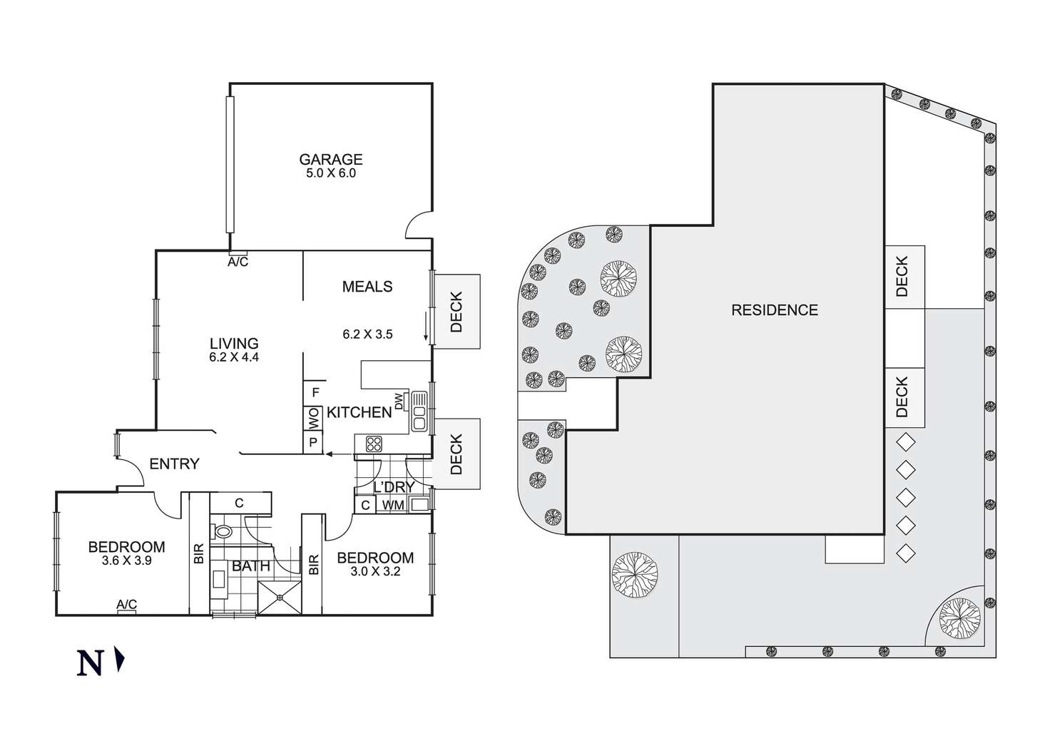 Floorplan of Homely unit listing, 5 Shoal Court, Dingley Village VIC 3172