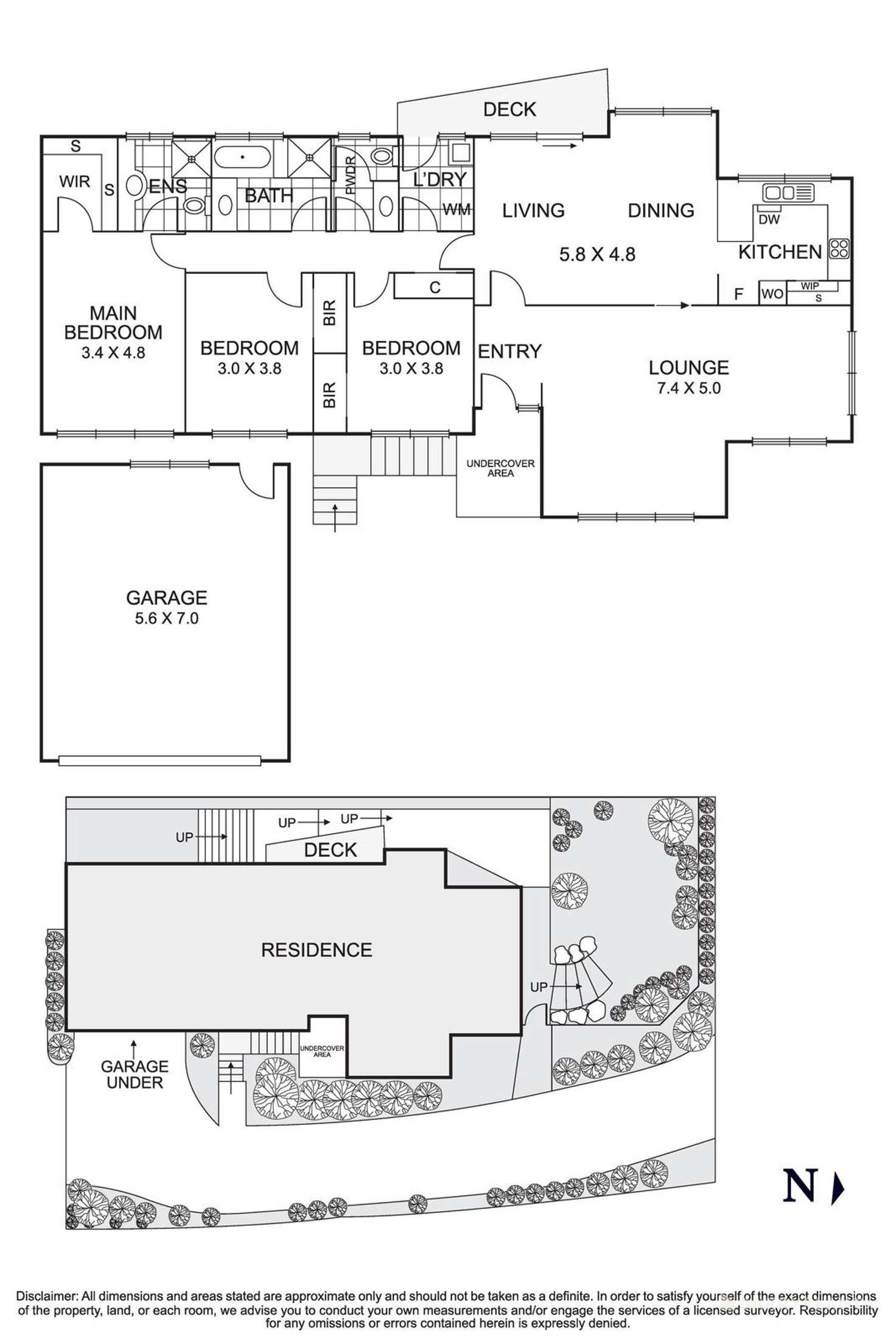 Floorplan of Homely townhouse listing, 1/20 Catherine Avenue, Doncaster East VIC 3109