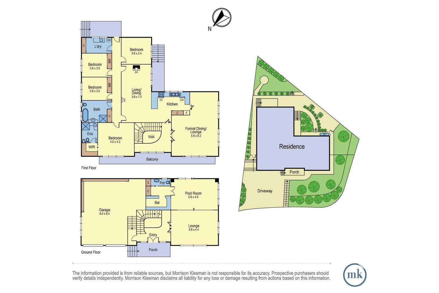 Floorplan of Homely house listing, 1 Hiah Close, Greensborough VIC 3088
