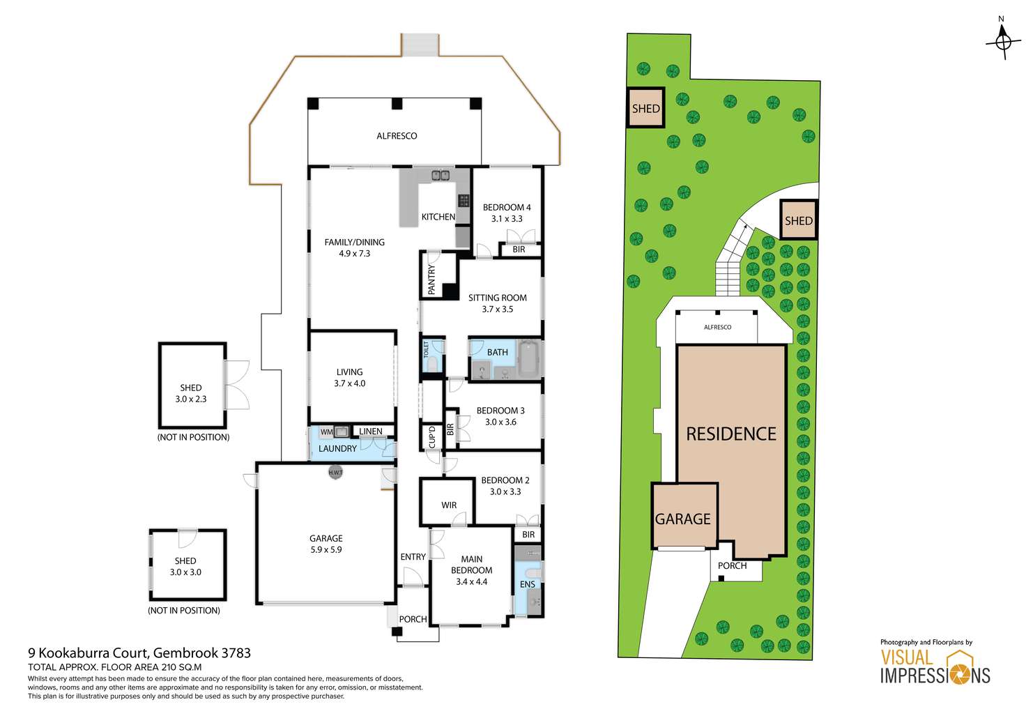 Floorplan of Homely house listing, 9 Kookaburra Court, Gembrook VIC 3783