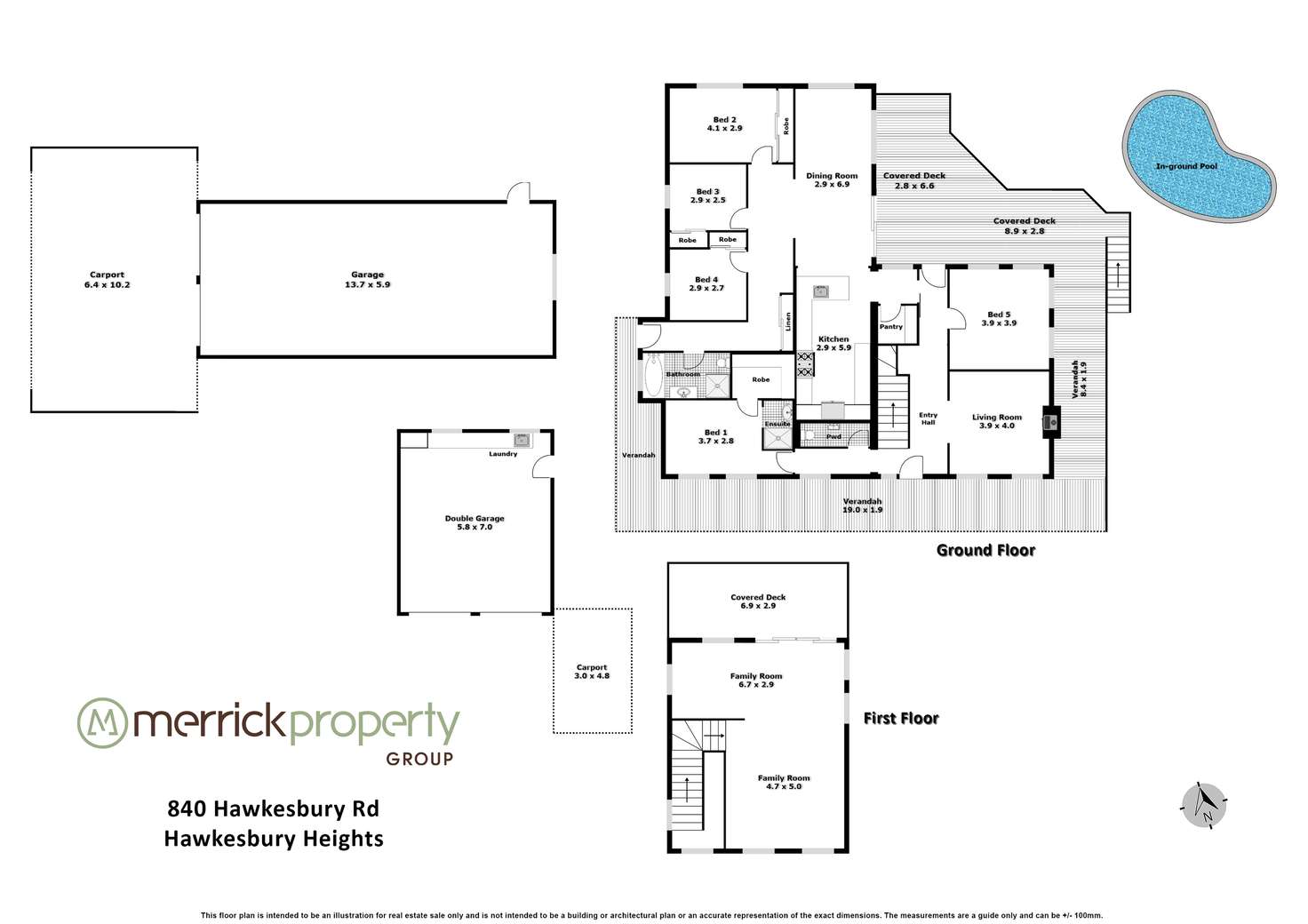 Floorplan of Homely house listing, 840 Hawkesbury Road, Hawkesbury Heights NSW 2777