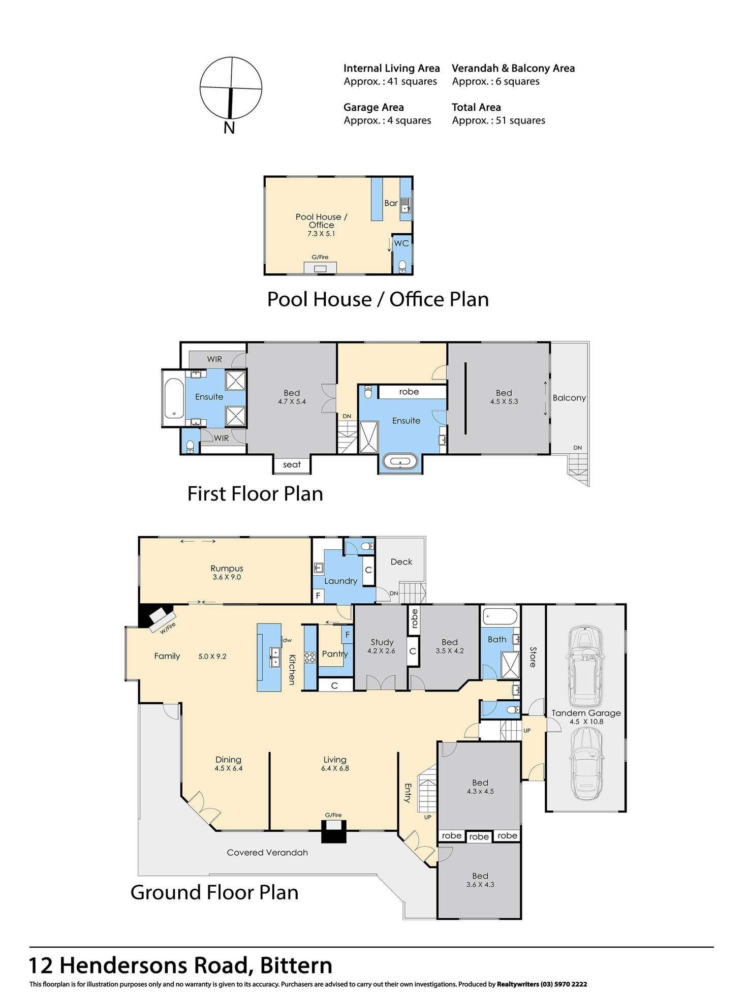 Floorplan of Homely acreageSemiRural listing, 12 Hendersons Road, Bittern VIC 3918