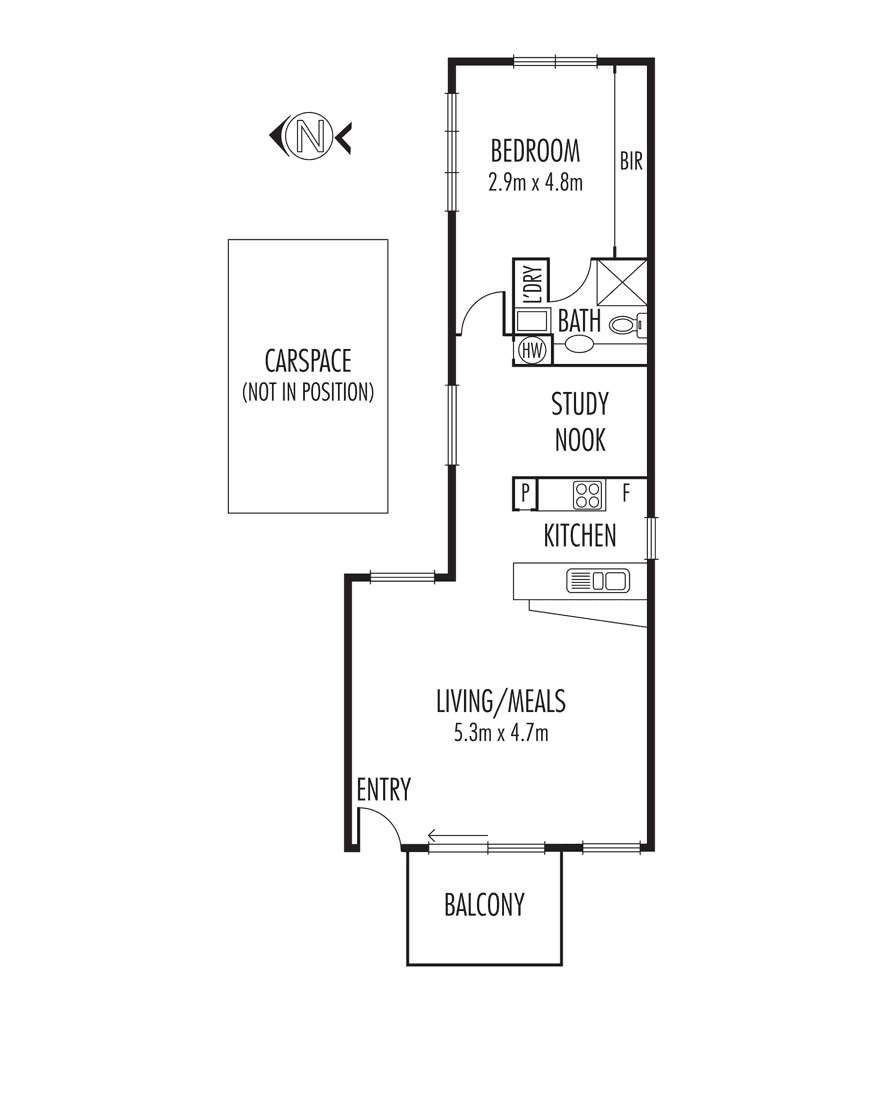 Floorplan of Homely apartment listing, 9/38 Brighton Road, Balaclava VIC 3183
