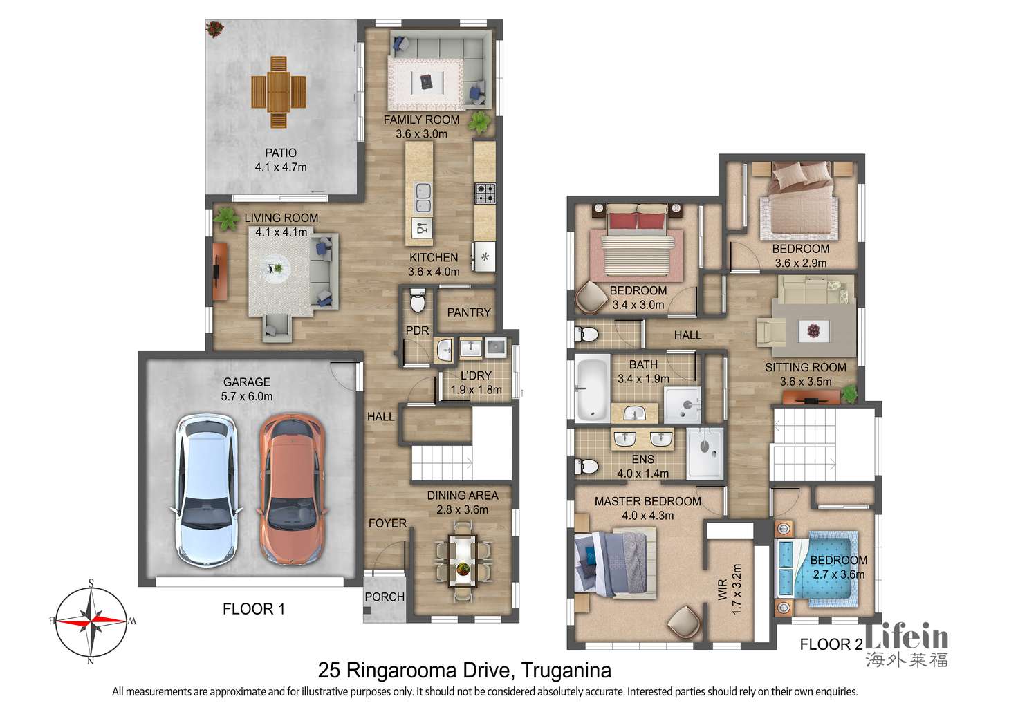 Floorplan of Homely house listing, 25 Ringarooma Drive, Truganina VIC 3029