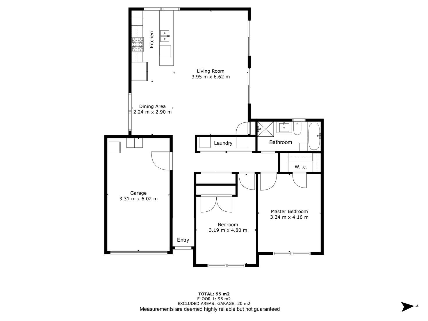 Floorplan of Homely unit listing, 2 Rachael Lane, South Morang VIC 3752
