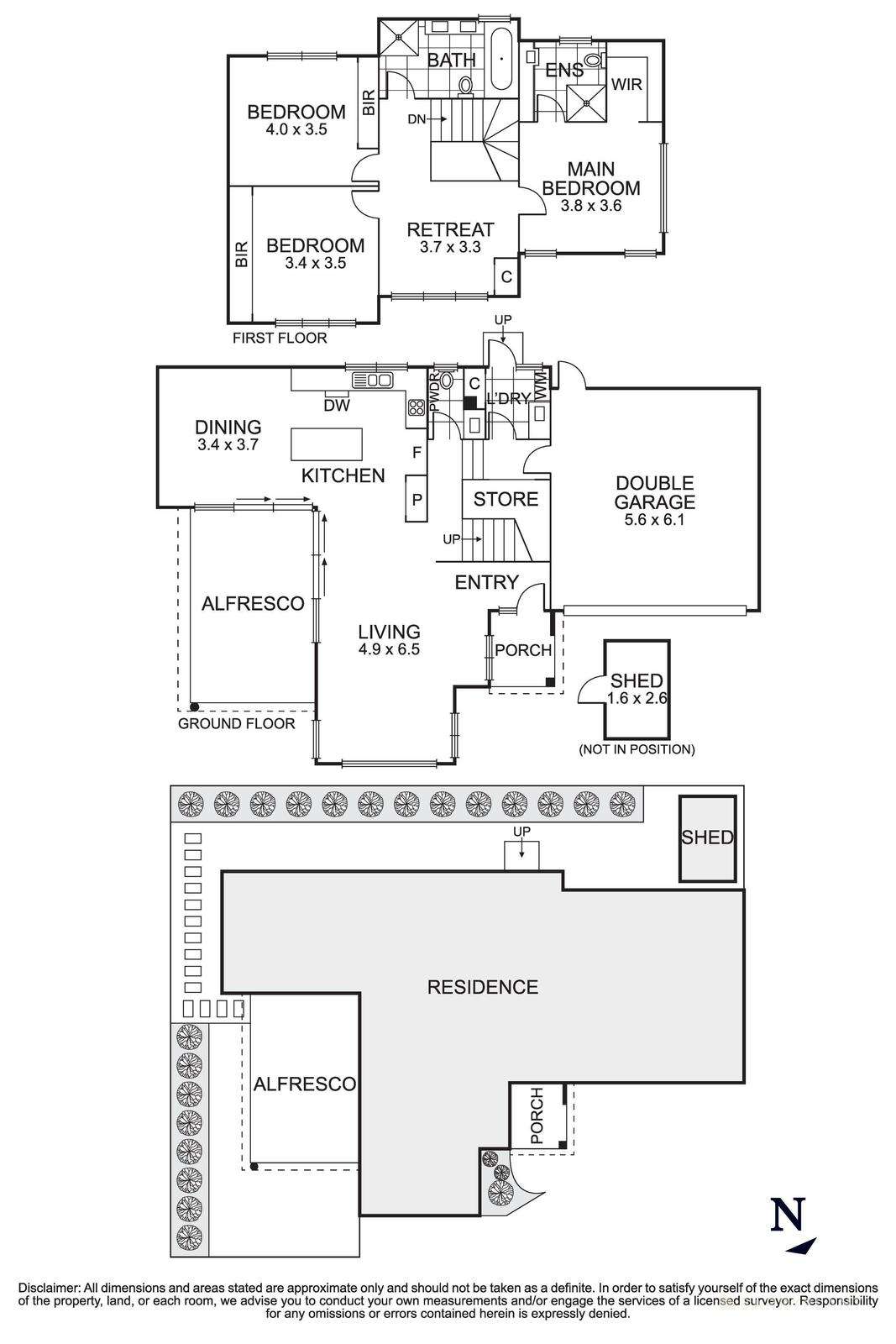 Floorplan of Homely townhouse listing, 30A Lindsay Street, Bulleen VIC 3105