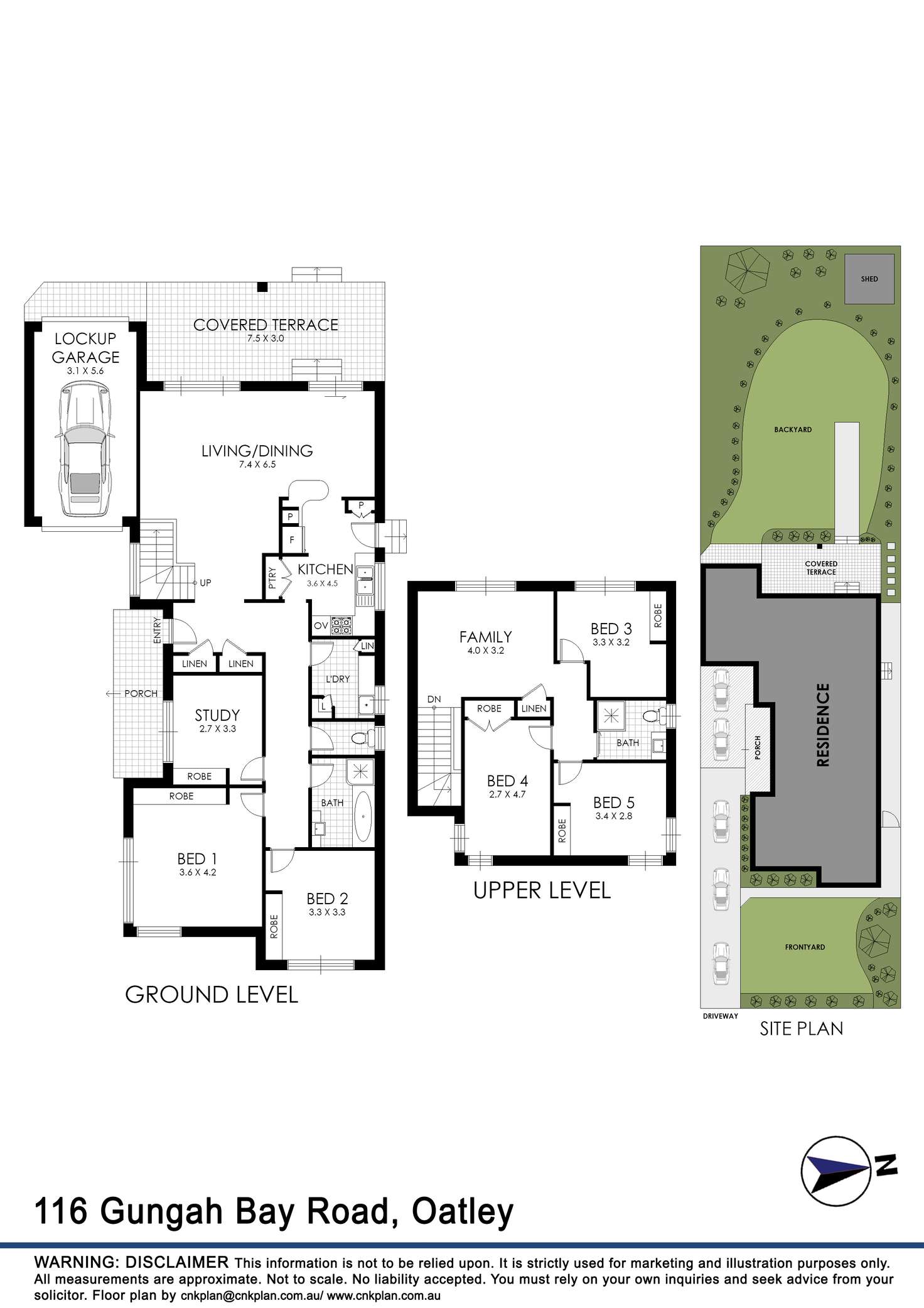 Floorplan of Homely house listing, 116 Gungah Bay Road, Oatley NSW 2223