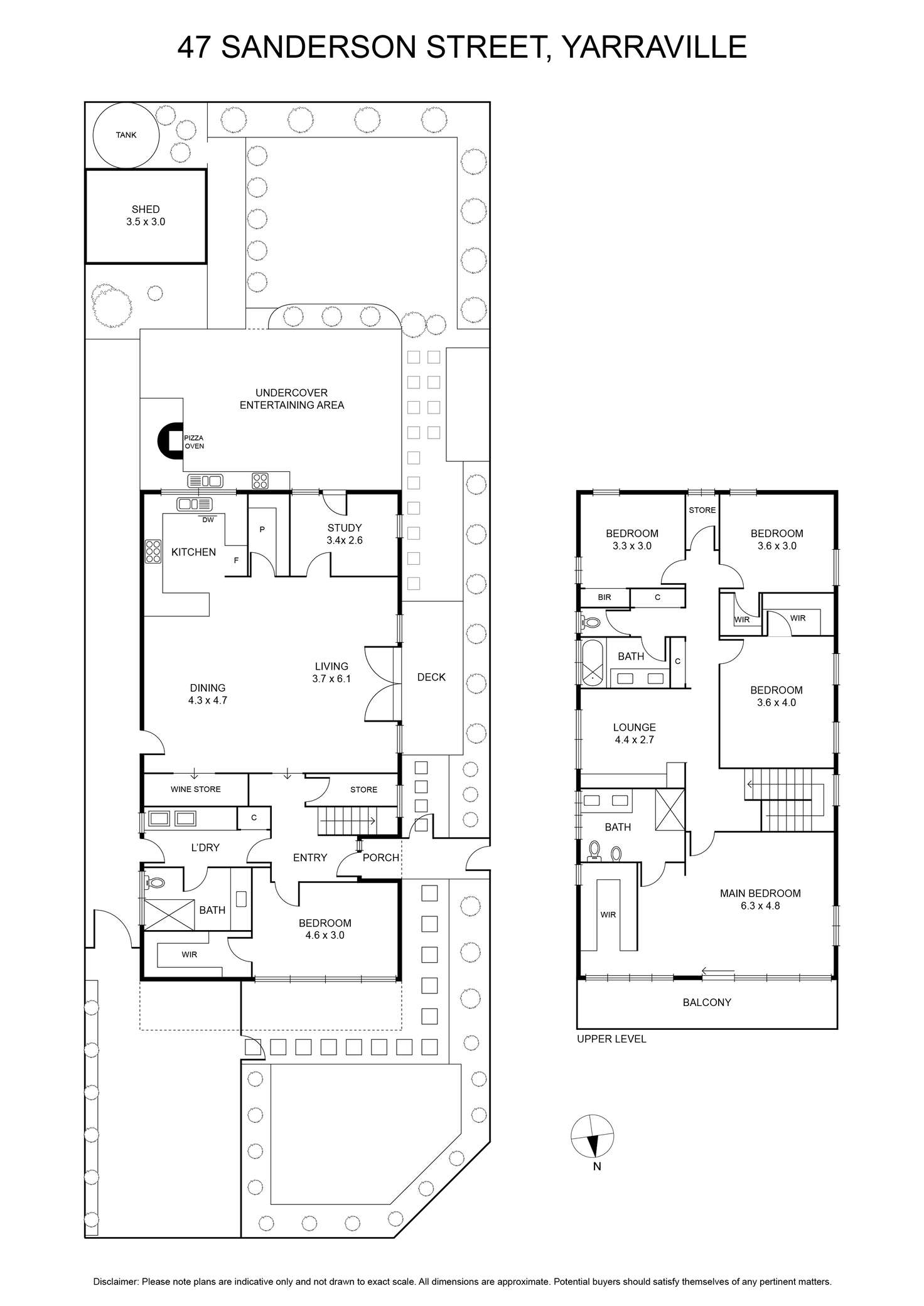 Floorplan of Homely house listing, 47 Sanderson Street, Yarraville VIC 3013