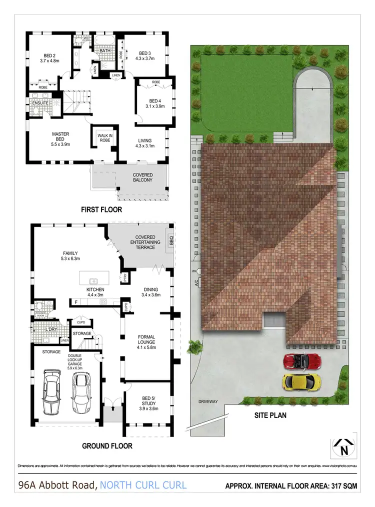 Floorplan of Homely house listing, 96a Abbott Road, North Curl Curl NSW 2099