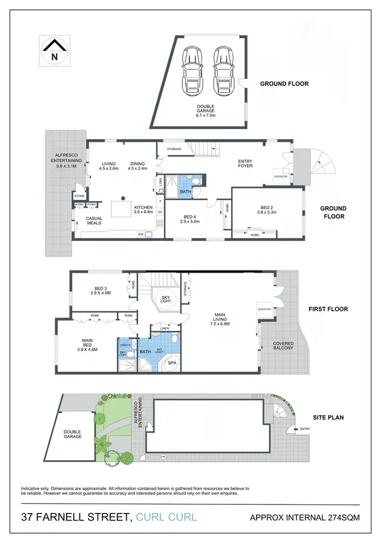 Floorplan of Homely house listing, 37 Farnell Street, Curl Curl NSW 2096