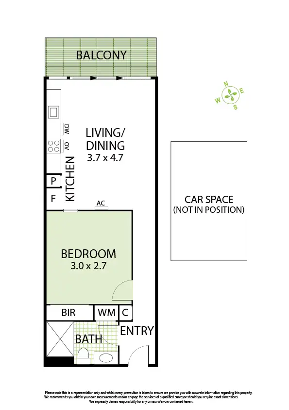 Floorplan of Homely apartment listing, 1203/52 Park Street, South Melbourne VIC 3205