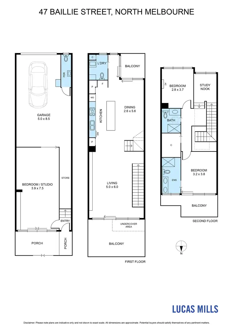 Floorplan of Homely house listing, 47 Baillie Street, North Melbourne VIC 3051