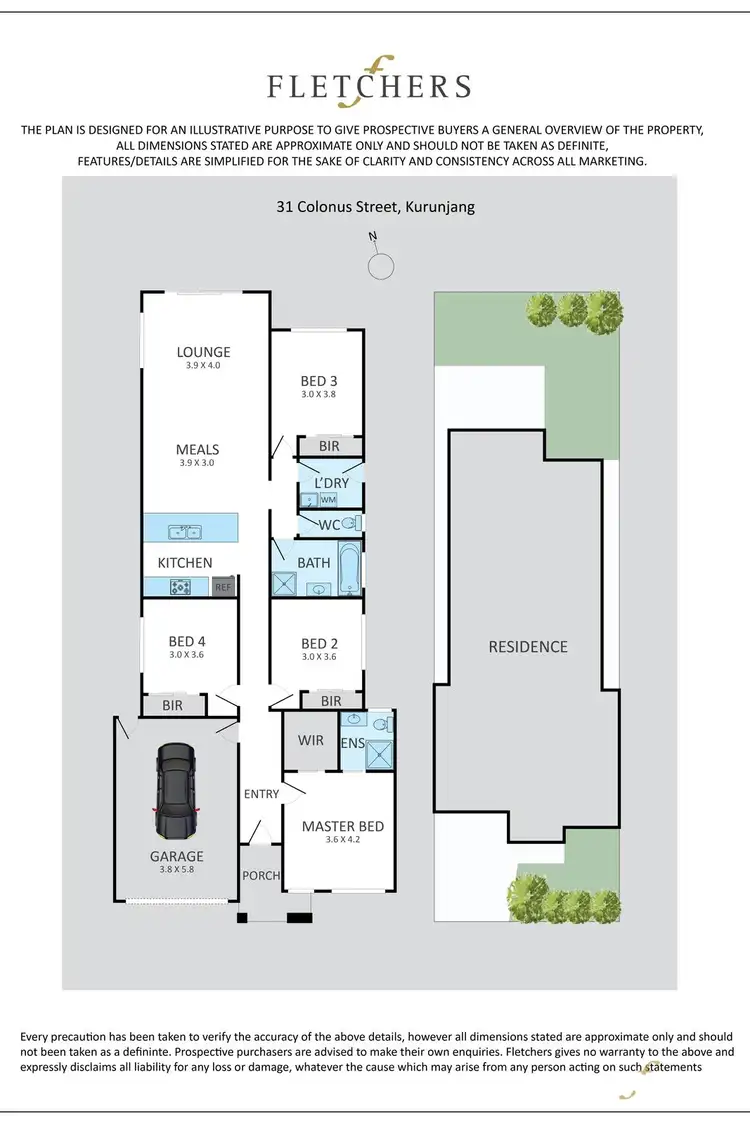 Floorplan of Homely house listing, 31 Colonus Street, Kurunjang VIC 3337