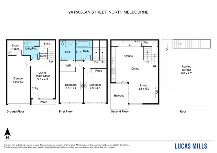 Floorplan of Homely house listing, 2A Raglan Street, North Melbourne VIC 3051