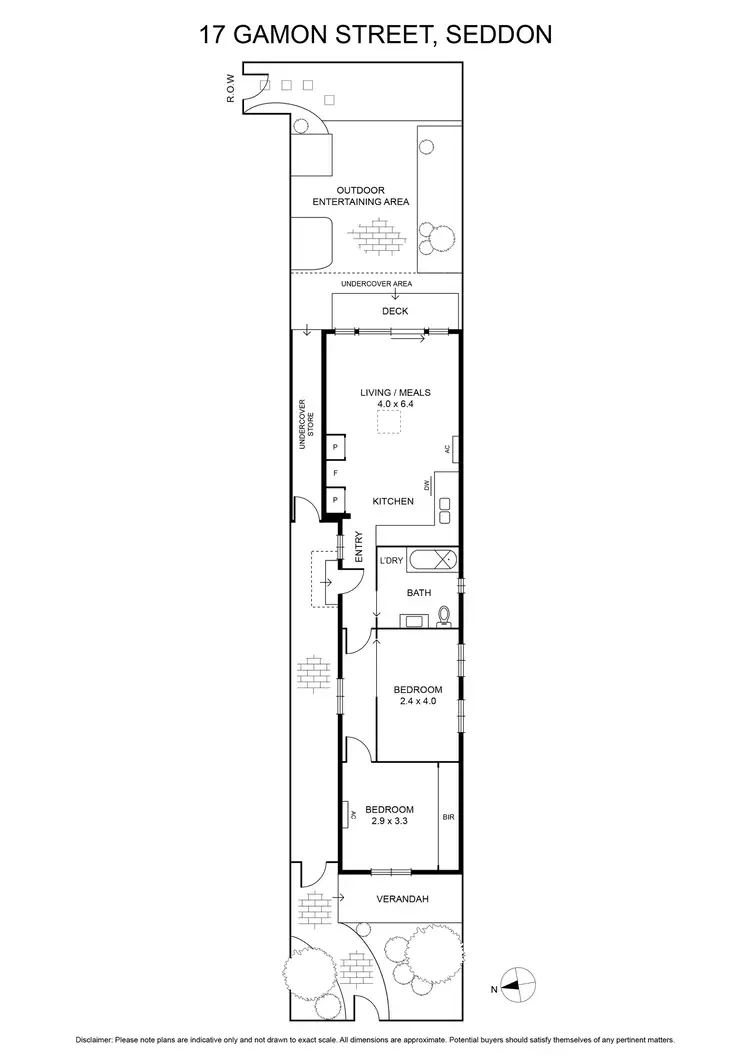 Floorplan of Homely house listing, 17 Gamon Street, Seddon VIC 3011