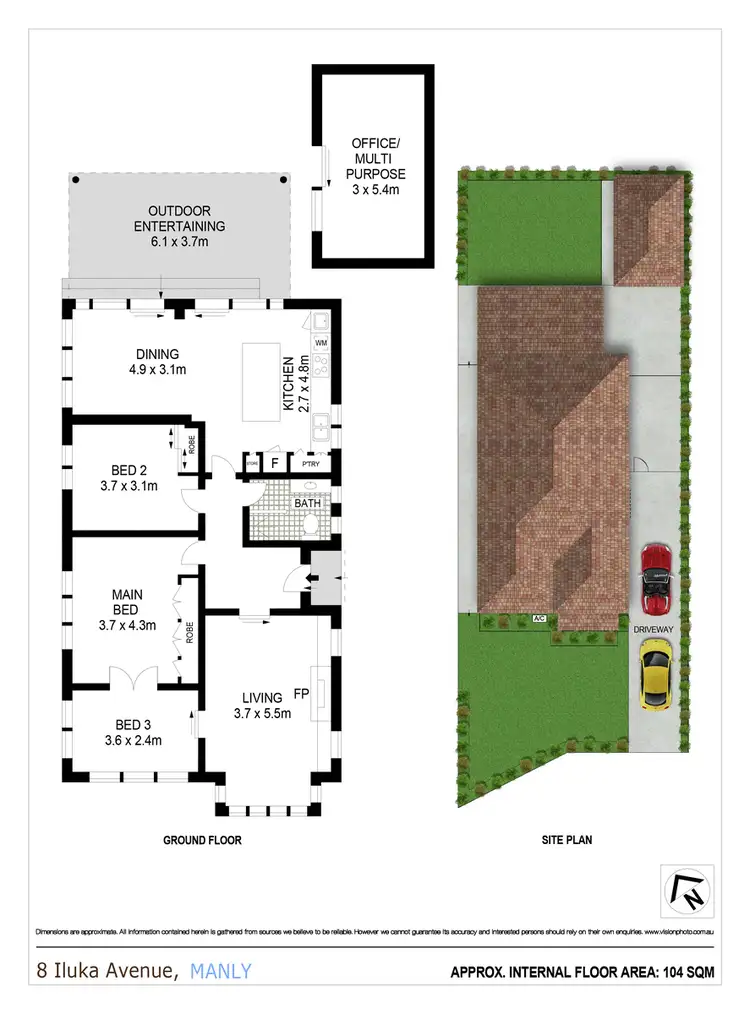 Floorplan of Homely house listing, 8 Iluka Avenue, Manly NSW 2095