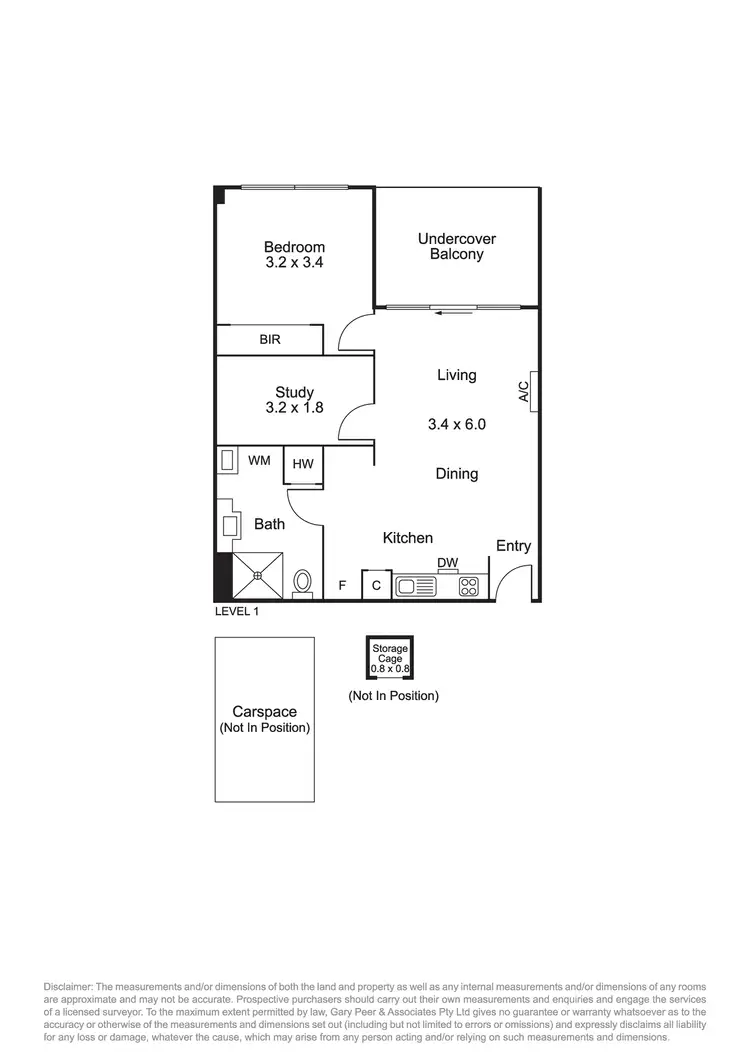 Floorplan of Homely apartment listing, 7/1110 Glen Huntly Road, Glen Huntly VIC 3163