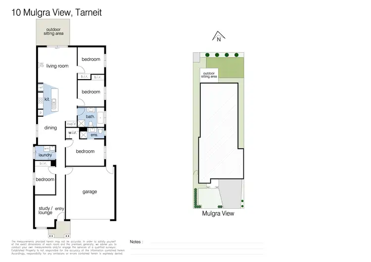 Floorplan of Homely house listing, 10 Mulgra View, Tarneit VIC 3029