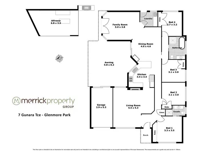 Floorplan of Homely house listing, 7 Gunara Terrace, Glenmore Park NSW 2745