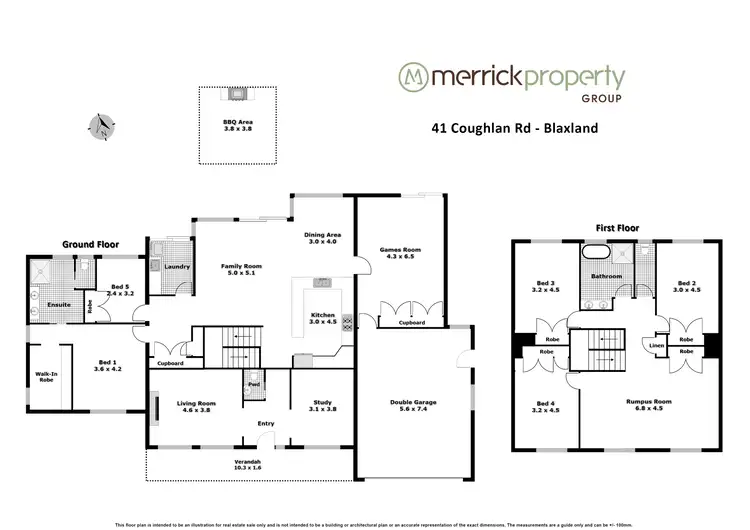 Floorplan of Homely house listing, 41 Coughlan Road, Blaxland NSW 2774