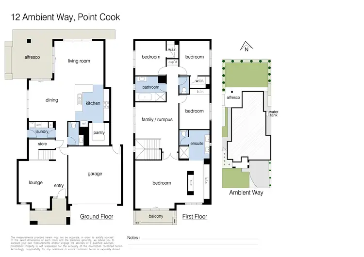 Floorplan of Homely house listing, 12 Ambient Way, Point Cook VIC 3030