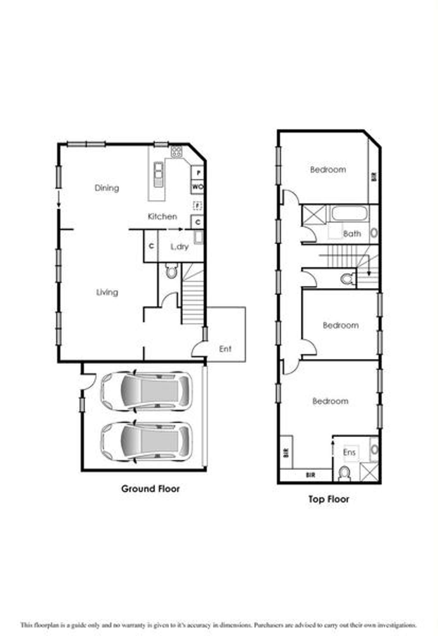 Floorplan of Homely townhouse listing, 3/10 Shoobra Road, Elsternwick VIC 3185