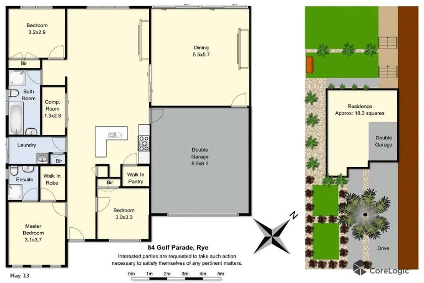 Floorplan of Homely house listing, 84 Golf Parade, Rye VIC 3941