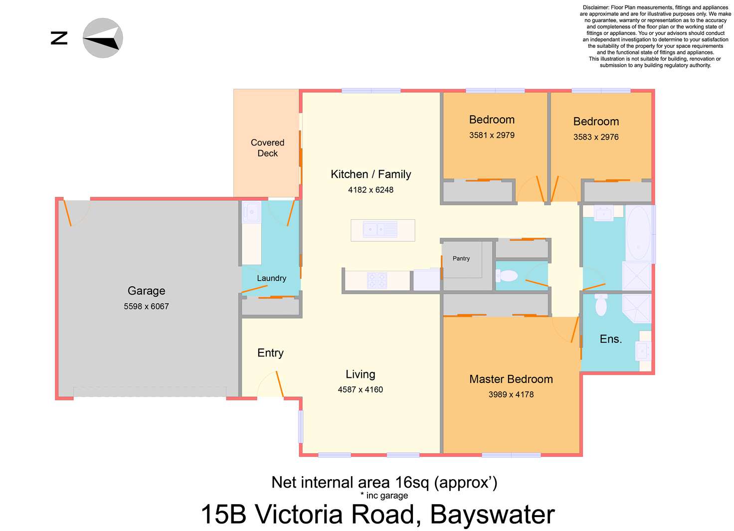 Floorplan of Homely unit listing, 15B Victoria Road, Bayswater VIC 3153