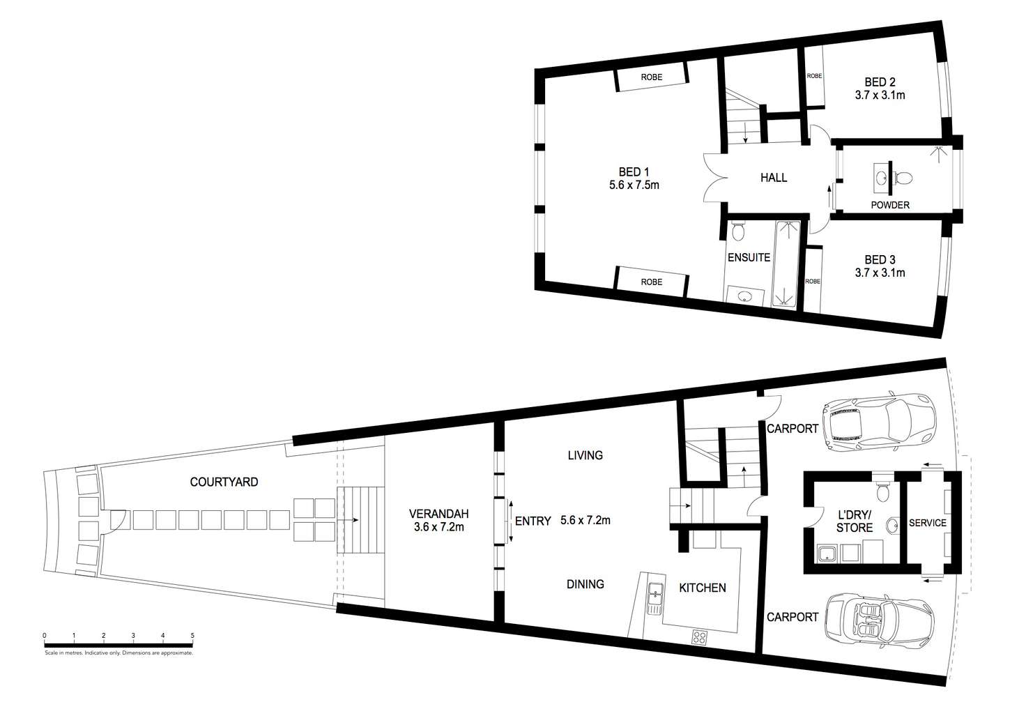 Floorplan of Homely townhouse listing, 2/1 Bradhurst  Court, Bayview NT 820