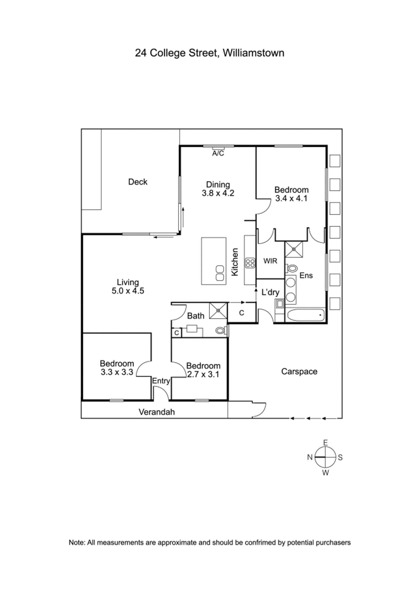 Floorplan of Homely house listing, 24 College Street, Williamstown VIC 3016