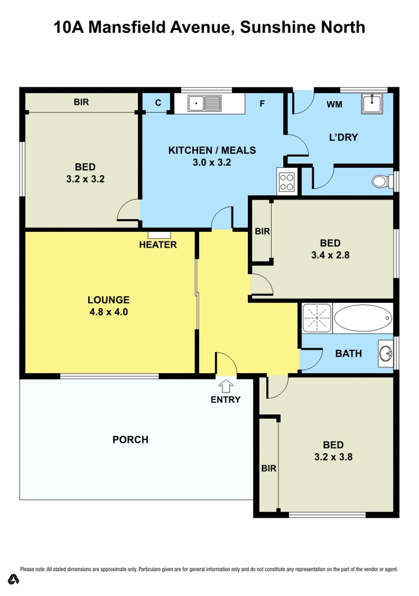 Floorplan of Homely house listing, 10A Mansfield Avenue, Sunshine North VIC 3020