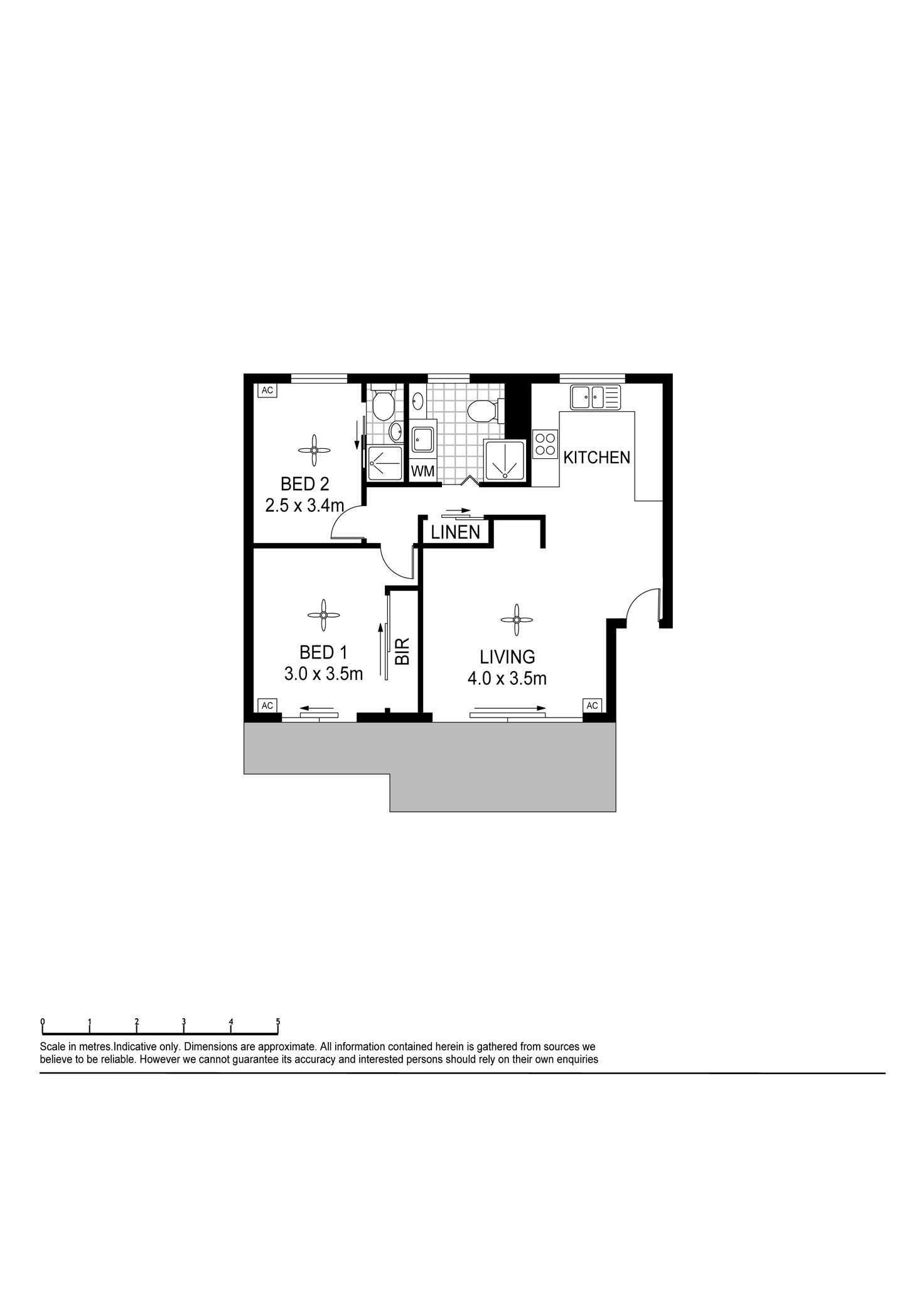Floorplan of Homely apartment listing, 1,2,4 & 6/322 Casuarina Drive, Rapid Creek NT 810