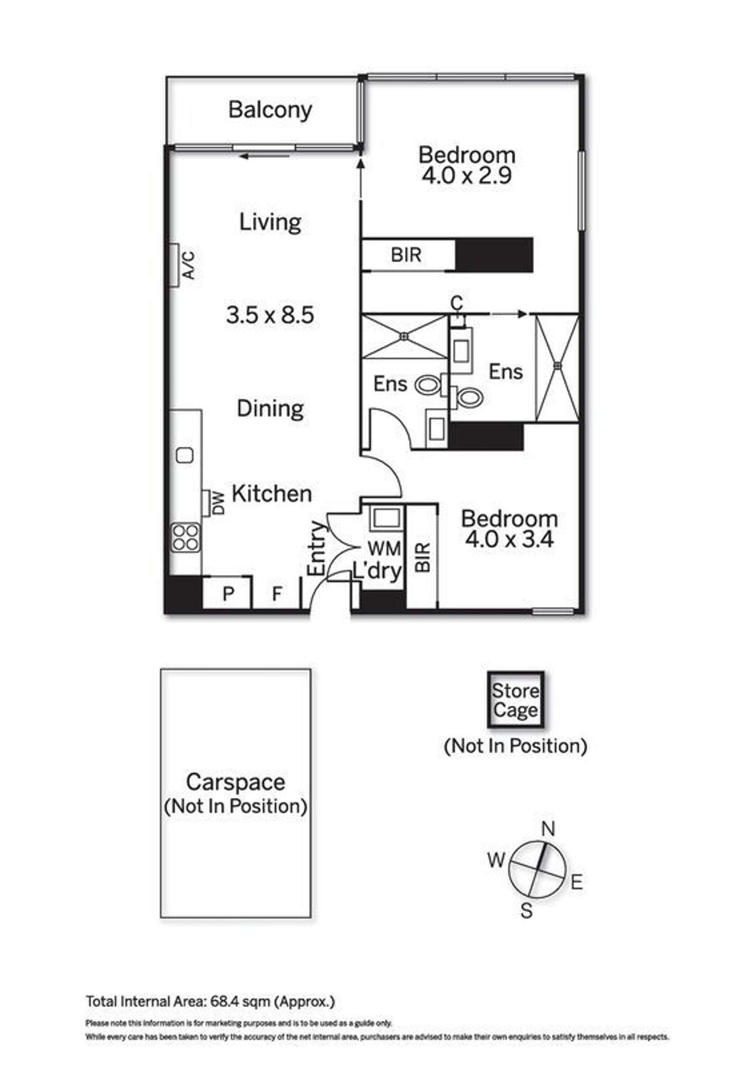 Floorplan of Homely apartment listing, 301/39 Coventry Street, Southbank VIC 3006