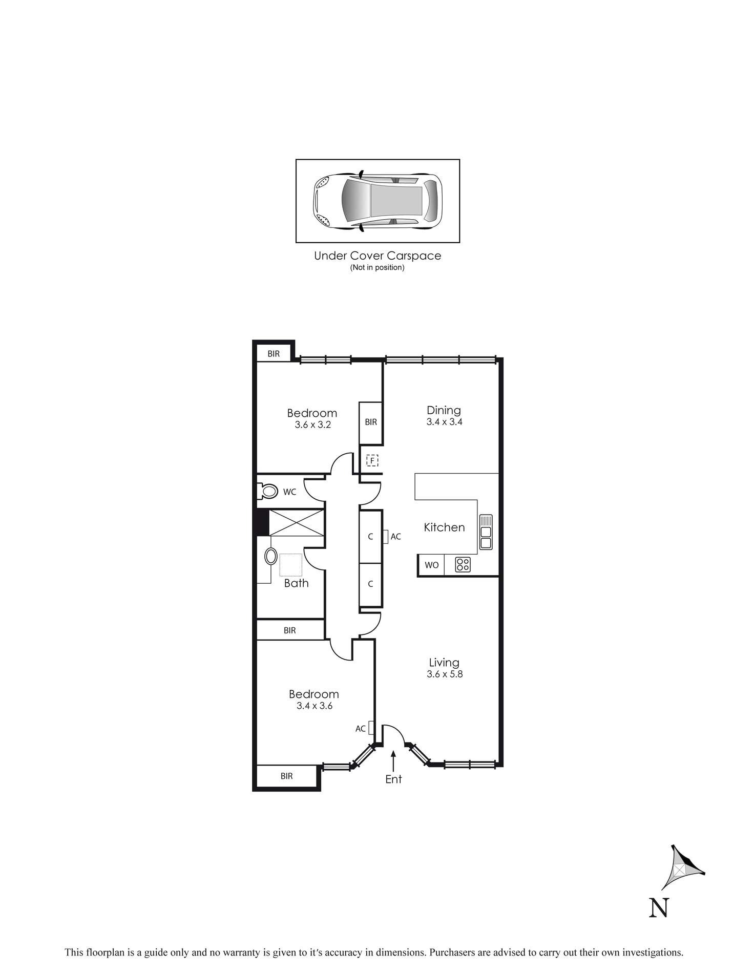 Floorplan of Homely unit listing, 11/128-130 Beach Road Parkdale, Parkdale VIC 3195