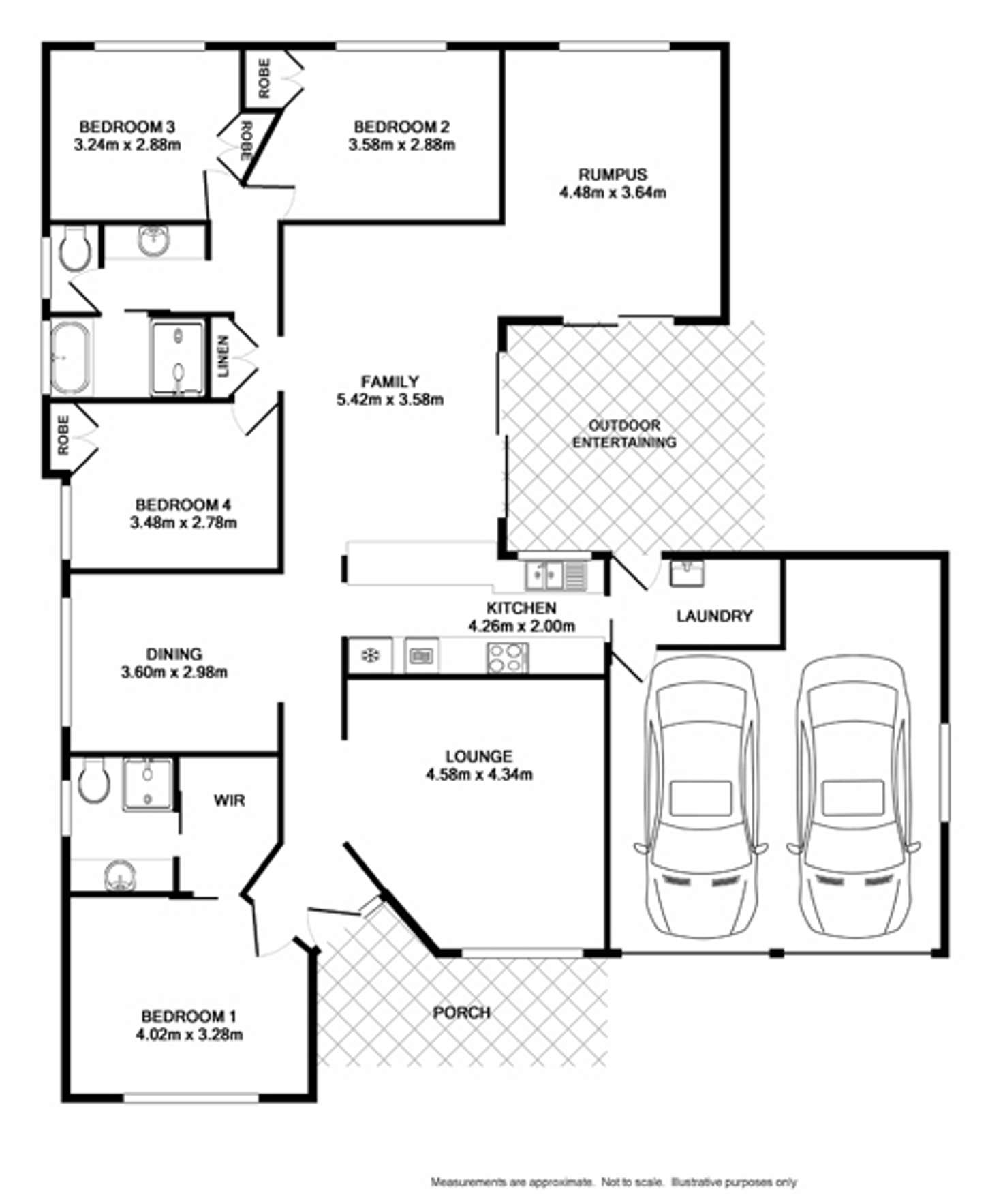 Floorplan of Homely house listing, 8 Darling Street, Abbotsbury NSW 2176