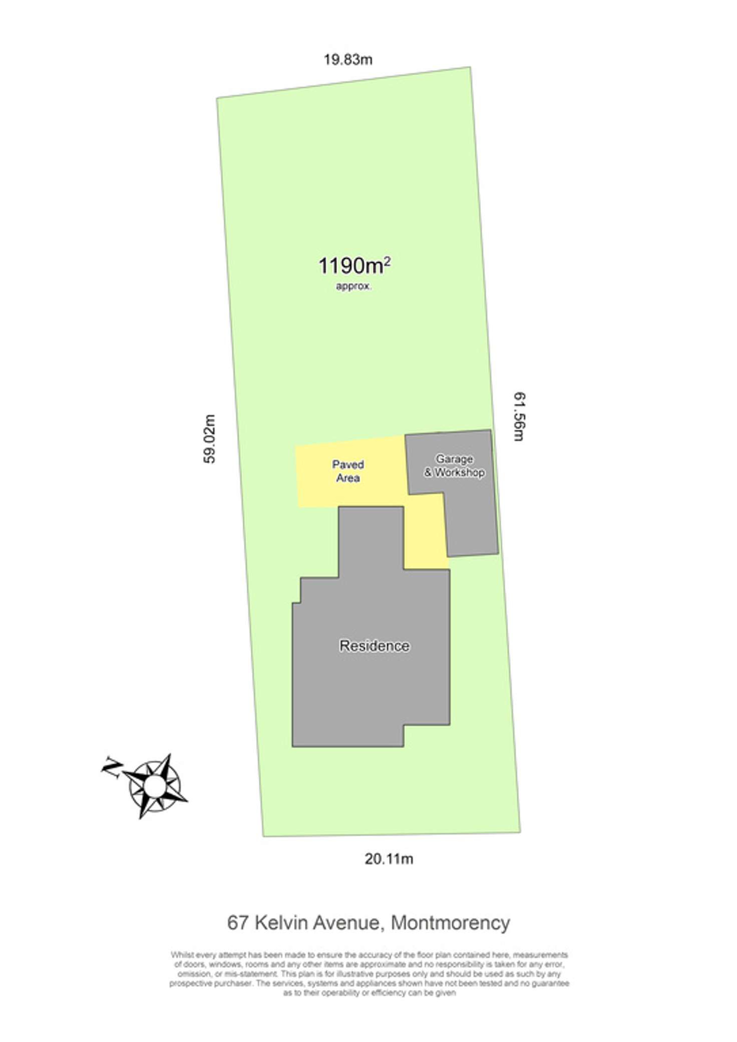 Floorplan of Homely house listing, 67 Kelvin Avenue, Montmorency VIC 3094