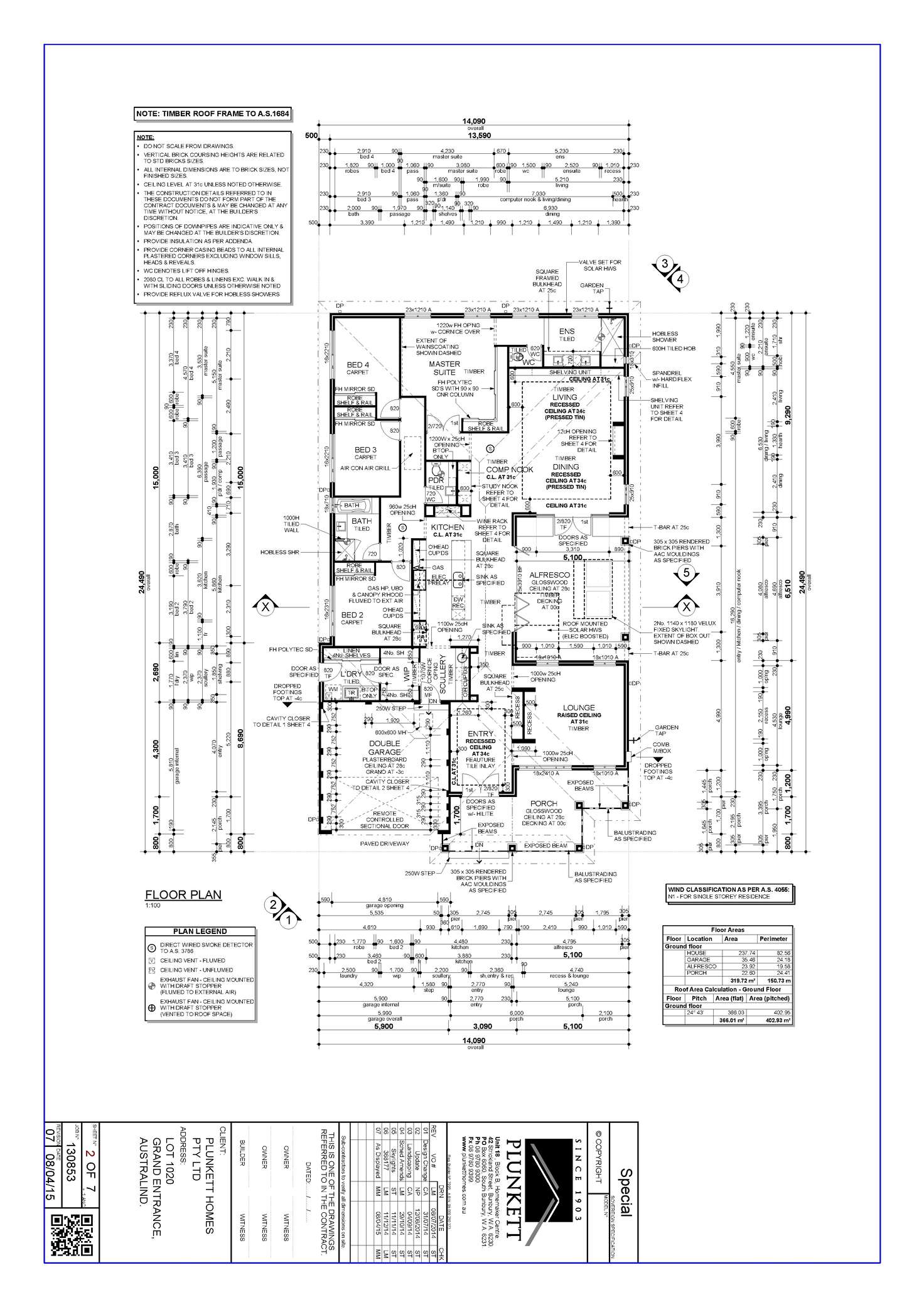 Floorplan of Homely house listing, 140 Grand Entrance, Australind WA 6233