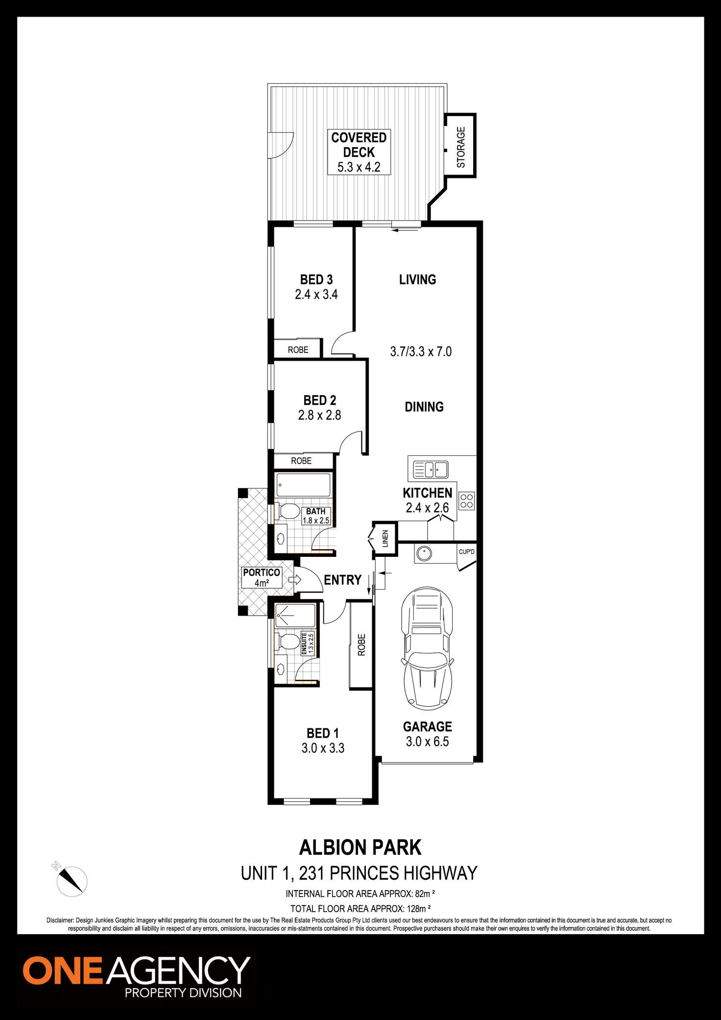 Floorplan of Homely house listing, 1/231 Princes Highway, Albion Park Rail NSW 2527