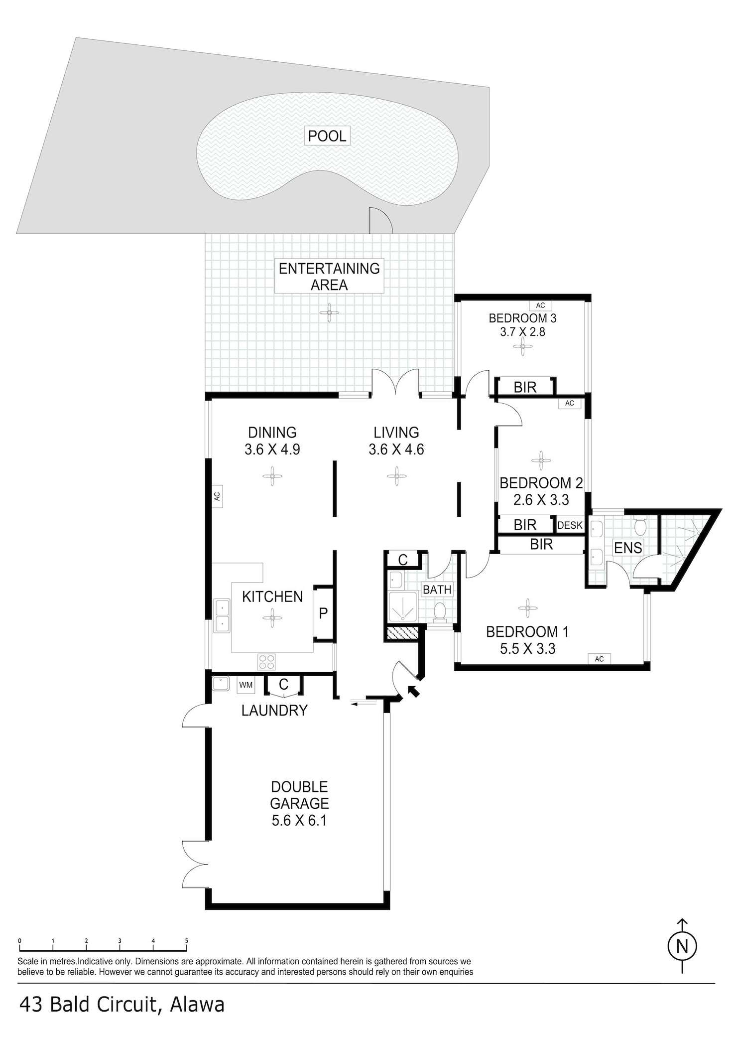 Floorplan of Homely house listing, 43 Bald Circuit, Alawa NT 810
