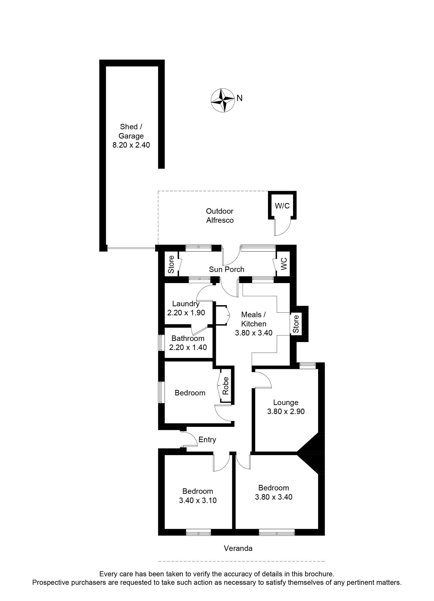 Floorplan of Homely house listing, 102 Lyons Street South, Ballarat Central VIC 3350