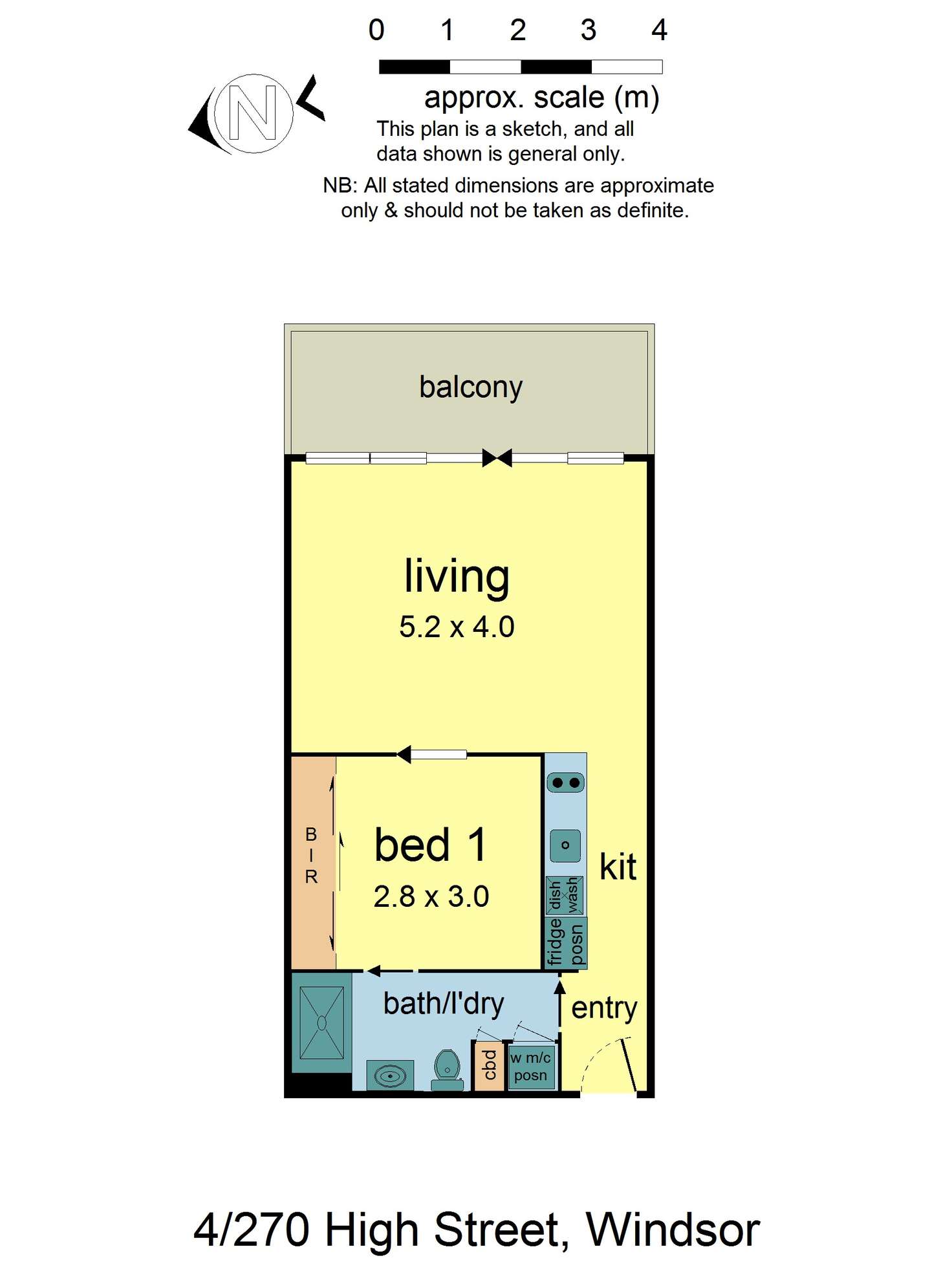 Floorplan of Homely apartment listing, G04/270 High Street, Prahran VIC 3181