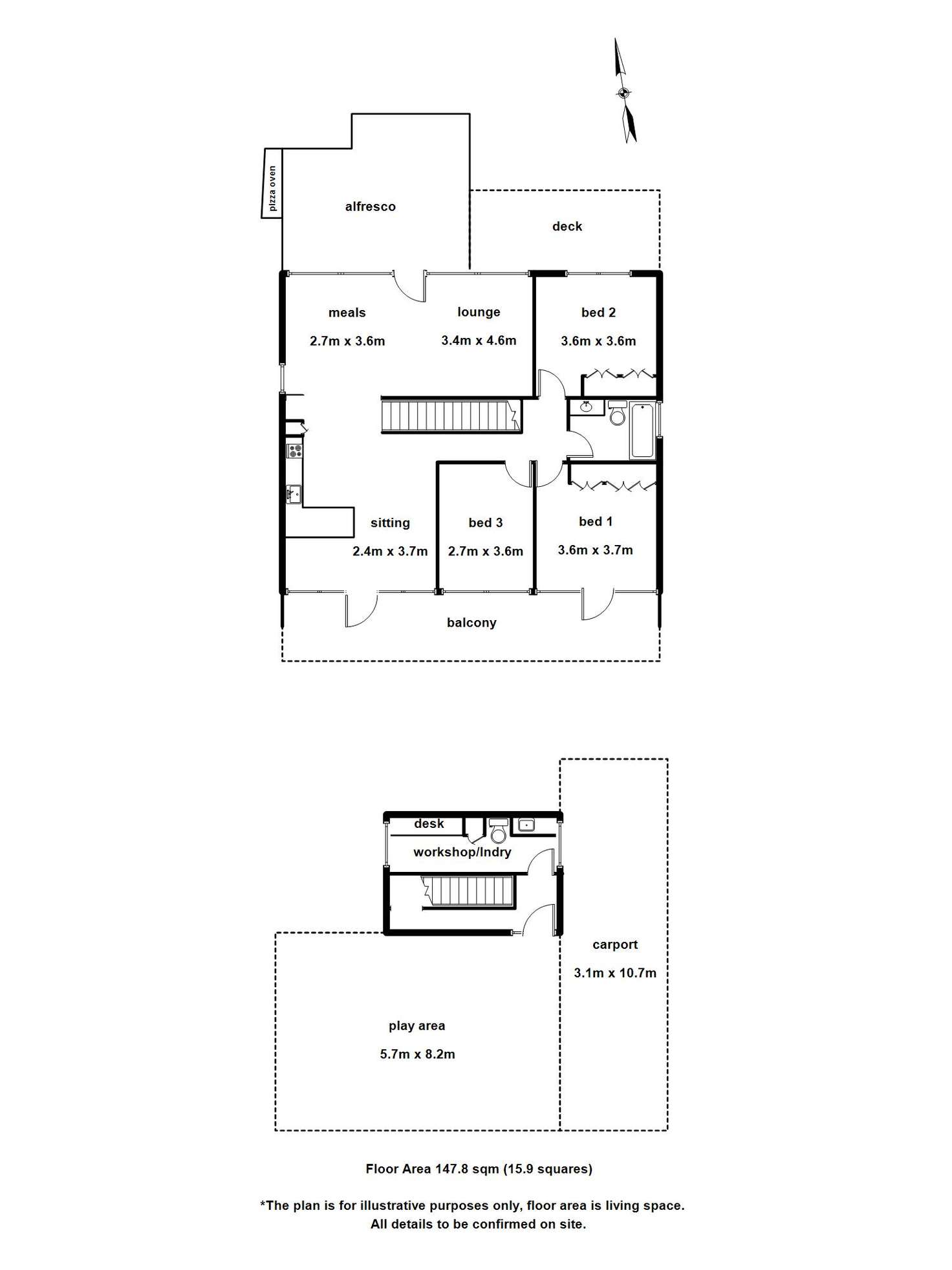 Floorplan of Homely house listing, 5 Station Street, Belgrave VIC 3160
