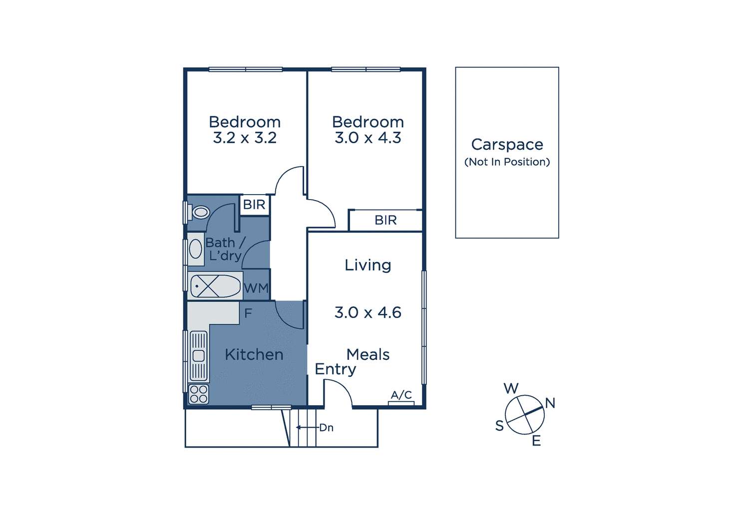 Floorplan of Homely apartment listing, 10/13 Main Street, Blackburn VIC 3130